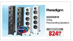 2001 Audio Video SE6000B Paradigm 3-Way Floorstanding Speakers offer