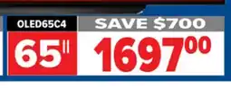 2001 Audio Video OLED65C4 65 LG OLED 4K ALPHA 9 HDR PANEL offer