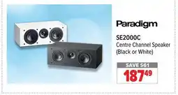 2001 Audio Video SE2000C Paradigm Centre Channel Speaker offer