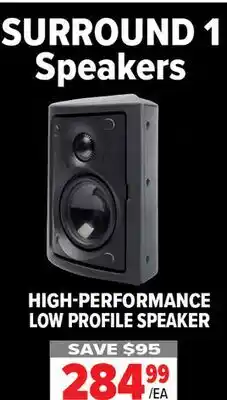 2001 Audio Video PARADIGM HIGH-PERFORMANCE LOW PROFILE SPEAKER offer