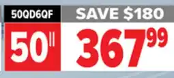 2001 Audio Video 50QD6QF 50 QLED 4K UHD HDR TV offer