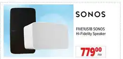 2001 Audio Video FIVE1US1B SONOS Hi-Fidelity Speaker offer