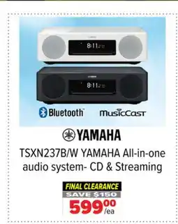 2001 Audio Video TSXN237B/W YAMAHA All-in-one audio system - CD & Streaming offer
