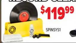 2001 Audio Video SPINSYS1 RECORD CLEANING KITS offer