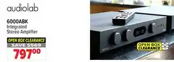 2001 Audio Video 6000ABK Integrated Stereo Amplifier offer