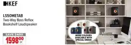 2001 Audio Video LS50METAB KEF Two-Way Bass Reflex Bookshelf Loudspeaker offer