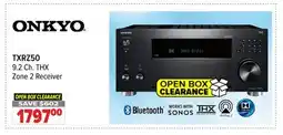2001 Audio Video TXRZ50 ONKYO 9.2 Ch. THX Zone 2 Receiver offer