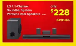 Visions Electronics LG 4.1-Channel Soundbar System Wireless Rear Speakers offer