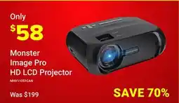 Visions Electronics Monster Image Pro HD LCD Projector offer