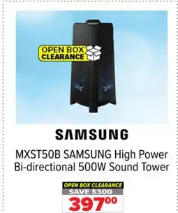 2001 Audio Video MXST50B SAMSUNG High Power Bi-directional 500W Sound Tower offer