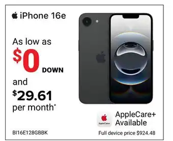 Visions Electronics iPhone 16e offer