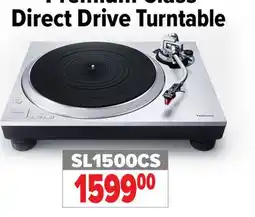 2001 Audio Video SL1500CS Technics Premium Class Direct Drive Turntable offer