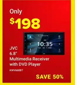 Visions Electronics JVC 6.8 Multimedia Receiver with DVD Player offer