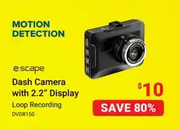 Visions Electronics Dash Camera with 2.2 Display offer