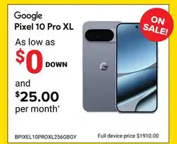 Visions Electronics Google Pixel 10 Pro XL offer