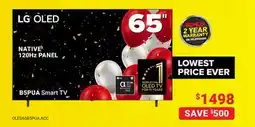 Visions Electronics LG 65 NATIVE 120Hz PANEL B5PUA Smart TV offer