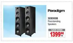 2001 Audio Video SE8000B Paradigm Floorstanding Speakers offer