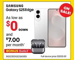 Visions Electronics Samsung Galaxy S25Edge offer