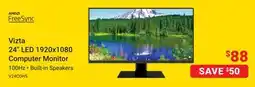 Visions Electronics Vizta 24 LED 1920x1080 Computer Monitor offer