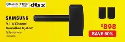 Visions Electronics Samsung 9.1. 4-Channel Soundbar System offer