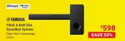 Visions Electronics YAMAHA TRUE X BAR 50A Soundbar System offer