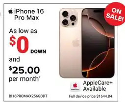 Visions Electronics iPhone 16 Pro Max offer
