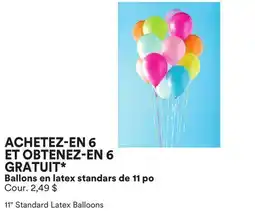 Michaels Ballons en latex standars de 11 po offer