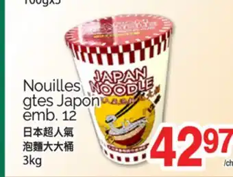 T&T Supermarket NOUILLES GTES JAPON EMB. 12, 3KG offer