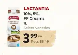 Marche Leo's LACTANTIA 10%, 5%, FF Creams offer