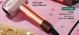 Shoppers Drug Mart DYSON Supersonic Nural Hair Dryer in Amber Silk offer