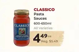 Marche Leo's CLASSICO Pasta Sauces offer
