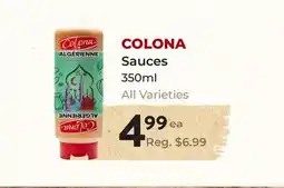 Marche Leo's COLONA Sauces offer