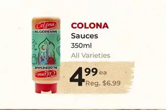 Marche Leo's COLONA Sauces offer