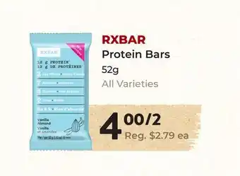 Marche Leo's RXBAR Protein Bars offer