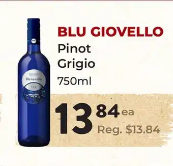 Marche Leo's BLU GIOVELLO Pinot Grigio offer