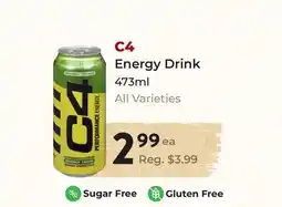 Marche Leo's C4 Energy Drink offer