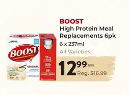 Marche Leo's BOOST High Protein Meal Replacements offer