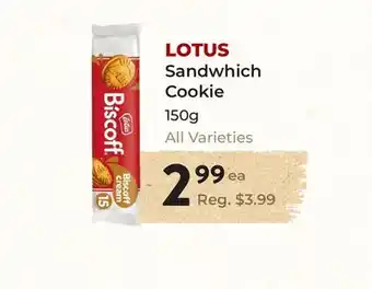 Marche Leo's LOTUS Sandwhich Cookie offer