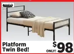 Surplus Furniture Twin Platform Bed offer