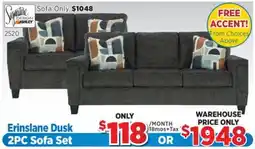 Surplus Furniture Erinslane Dusk Sofa/Loveseat set offer