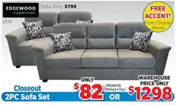 Surplus Furniture Closeout Sofa/Loveseat Set offer