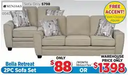 Surplus Furniture Bella Retreat Sand Sofa & Loveseat Set offer