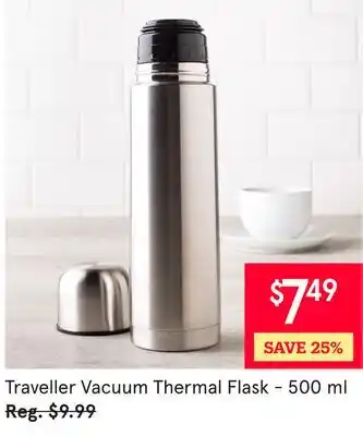 Kitchen Stuff Plus Traveller Vacuum Thermal Flask offer