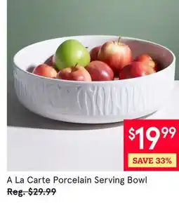 Kitchen Stuff Plus A La Carte Porcelain Serving Bowl offer