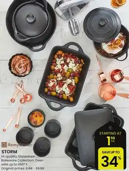 Stokes Remy Olivier STORM Hi-quality Stoneware Bakeware Collection offer