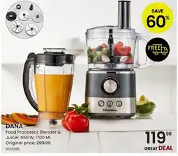 Stokes DANA Food Processor, Blender & Juicer offer