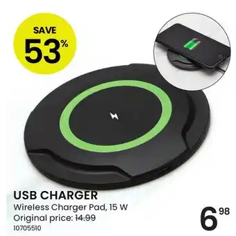 Stokes USB CHARGER Wireless Charger Pad offer