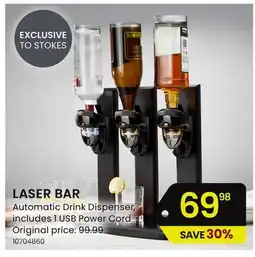 Stokes LASER BAR Automatic Drink Dispenser offer