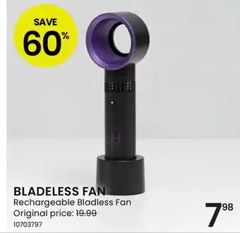 Stokes BLADELESS FAN Rechargeable Bladless Fan offer