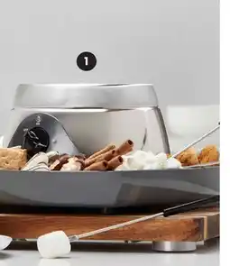 Stokes 6-Pc S'mores maker with dish & 4 skewer offer